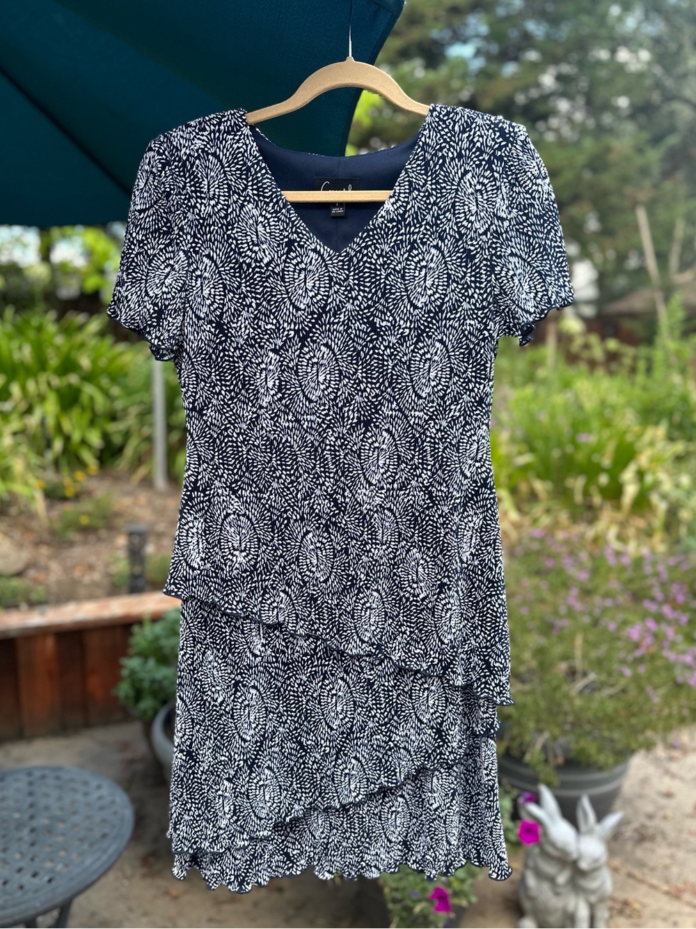 Connected Apparel Short Sleeve Mini Dress